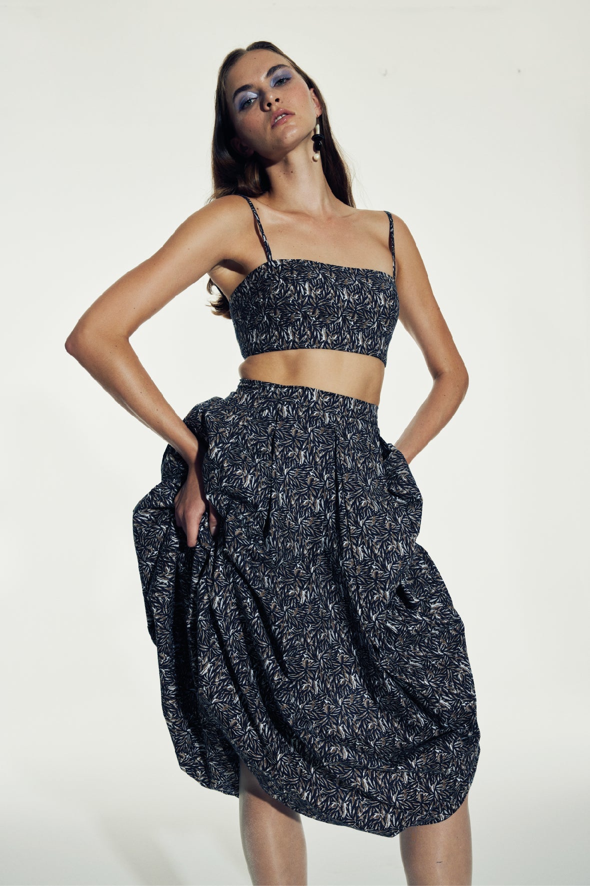 Nazlı Ceren-June Koton Midi Etek Brown-Etek-5-roqelvaxirum.shop