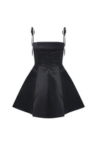 Nazlı Ceren-Juniper Mini Elbise Siyah-Elbise-6-roqelvaxirum.shop