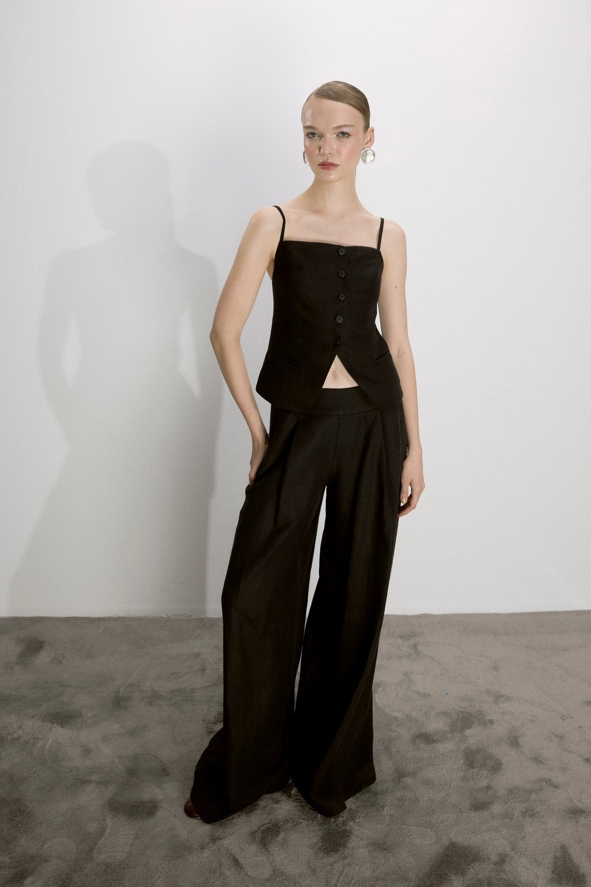 Nazlı Ceren-Marona Keten Top Siyah-Büstiyer-1-roqelvaxirum.shop