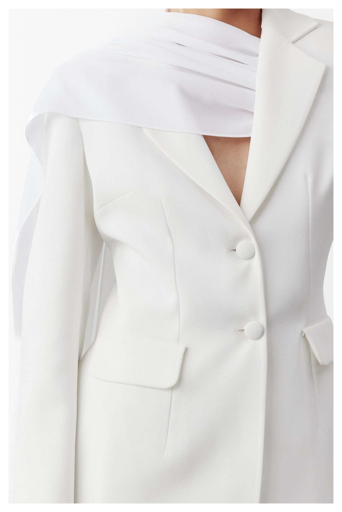 Nazlı Ceren-Marylebone şifon Detaylı Krep Blazer-Ceket-4-roqelvaxirum.shop