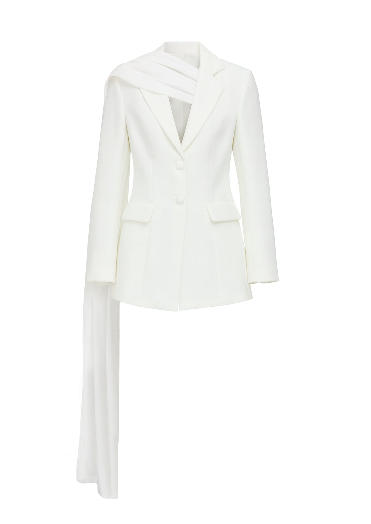 Nazlı Ceren-Marylebone şifon Detaylı Krep Blazer-Ceket-5-roqelvaxirum.shop
