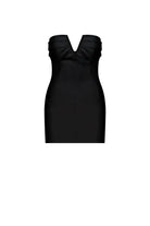 Nazlı Ceren-Miora Mini Krep Elbise Siyah-Elbise-7-roqelvaxirum.shop
