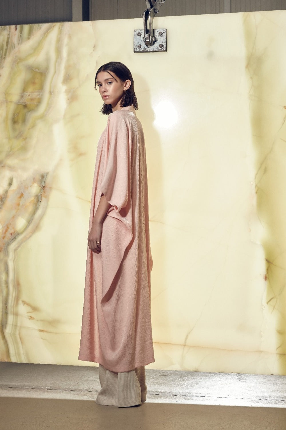 Nazlı Ceren-Rache Kaftan Salmon Pink-Kaftan-4-roqelvaxirum.shop