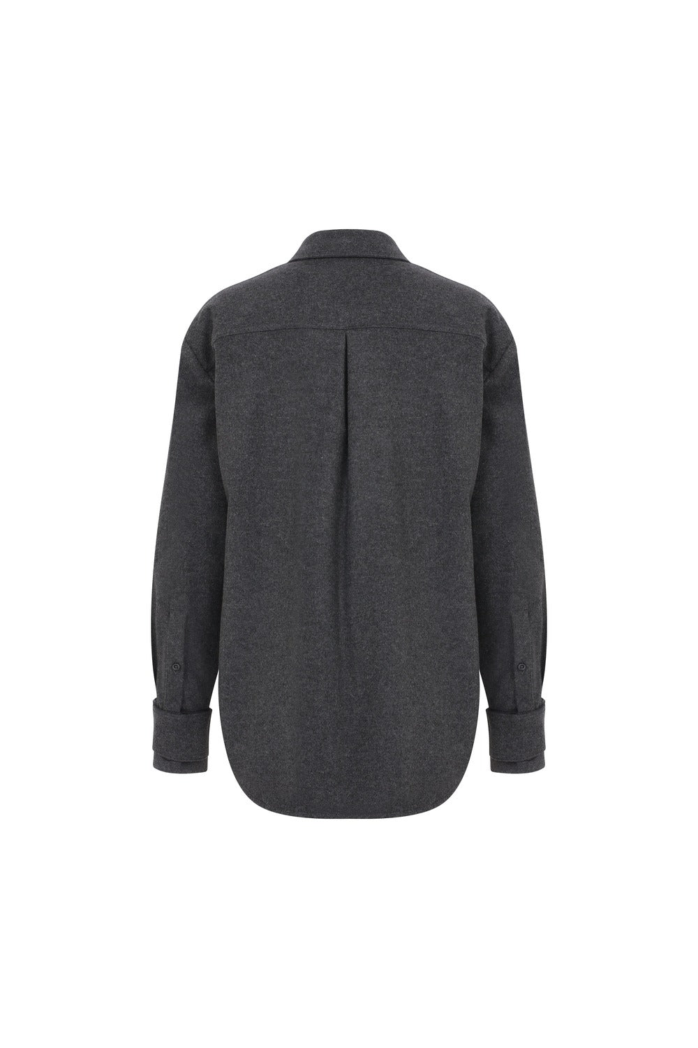 Nazlı Ceren-Ravenna Yün Karışımlı Gömlek Antracite-Gömlek-2-roqelvaxirum.shop
