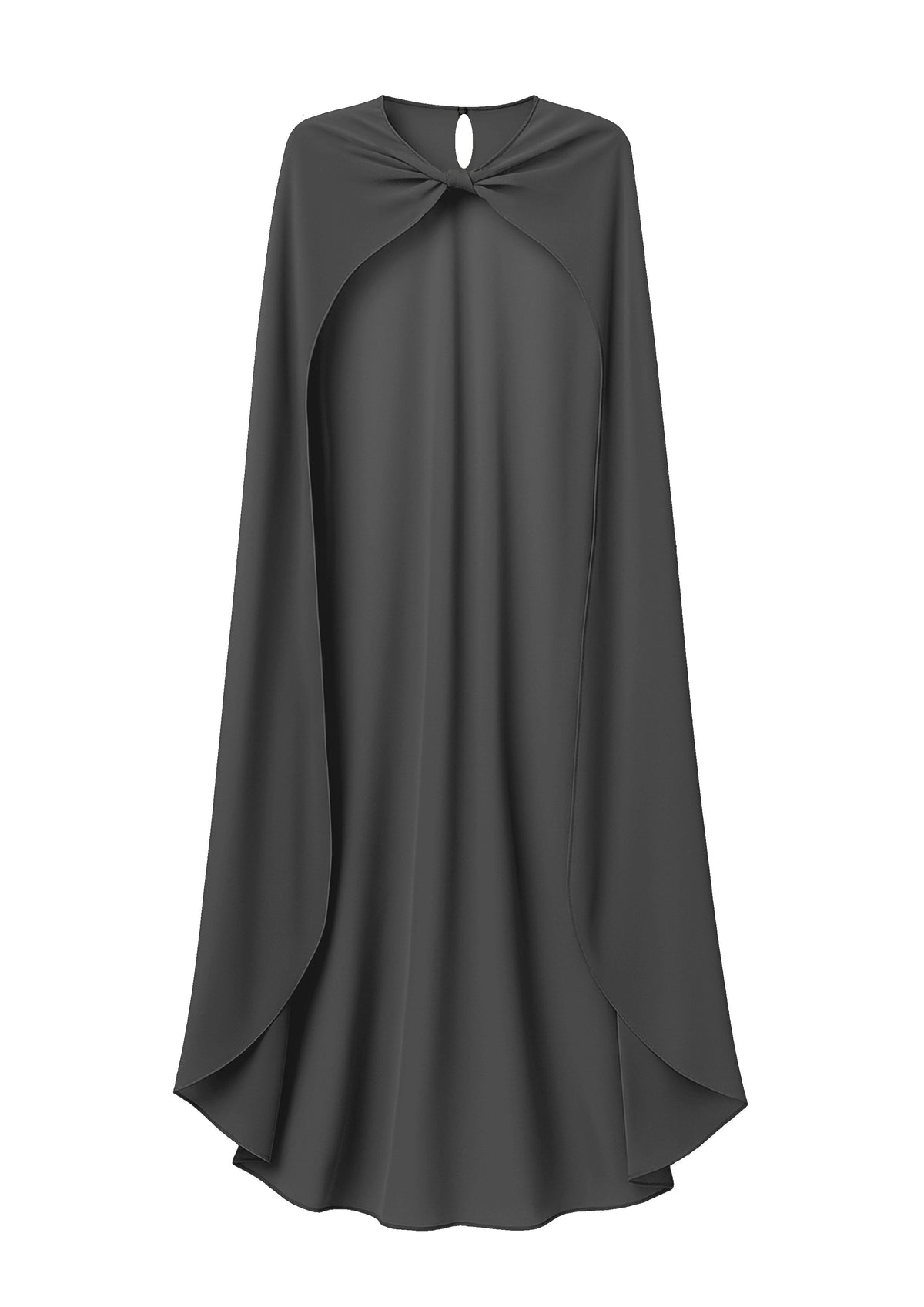 Nazlı Ceren-Reya şifon Pelerin Siyah-Pelerin-4-roqelvaxirum.shop