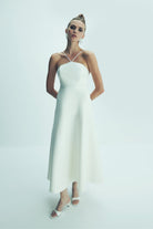 Nazlı Ceren-Riley Midi Elbise Vanilla Ice-Elbise-5-roqelvaxirum.shop