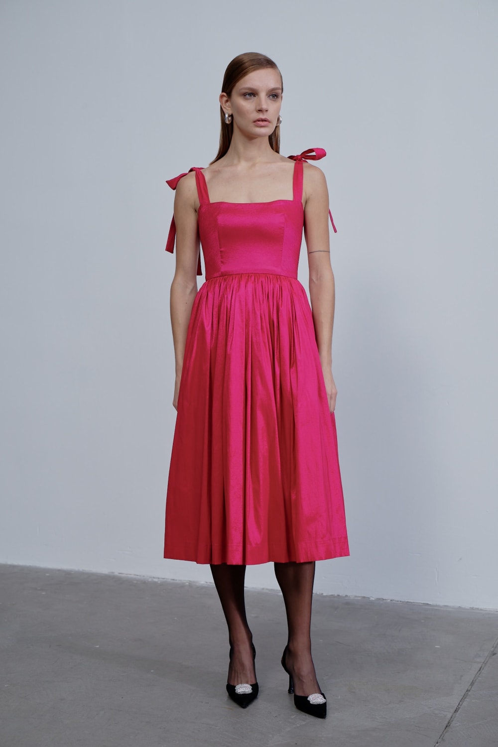 Nazlı Ceren-Sibby Midi Elbise Pink-Elbise-1-roqelvaxirum.shop