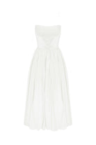 Nazlı Ceren-Sibby Straplez Midi Elbise Beyaz-Elbise-3-roqelvaxirum.shop