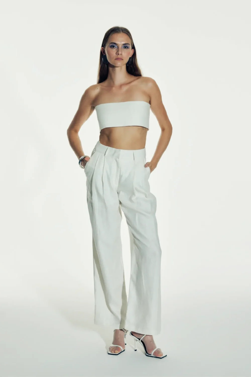 Nazlı Ceren-Tina Keten Pantolon White Sand-Pantolon-3-roqelvaxirum.shop