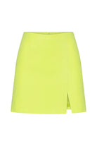Nazlı Ceren-Vance A Kesim Mini Etek Lime-Etek-1-roqelvaxirum.shop