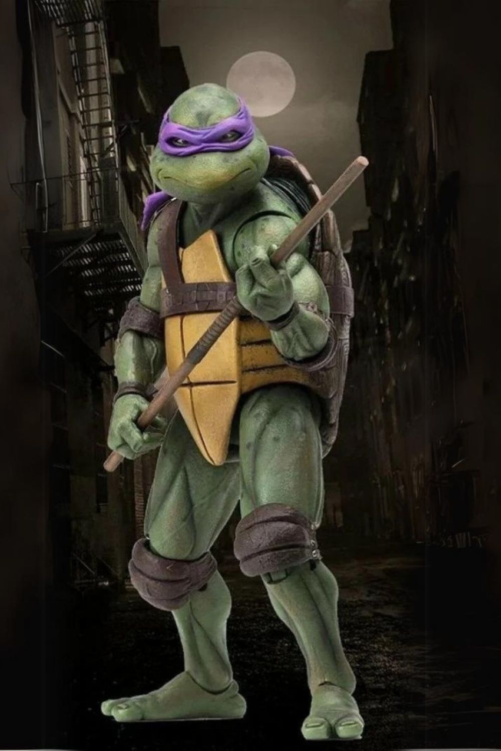 Neca-Teenage Mutant Ninja Turtles 1990 Movie - Donatello Aksiyon Figürü - 7 inch-Figürler-1-roqelvaxirum.shop