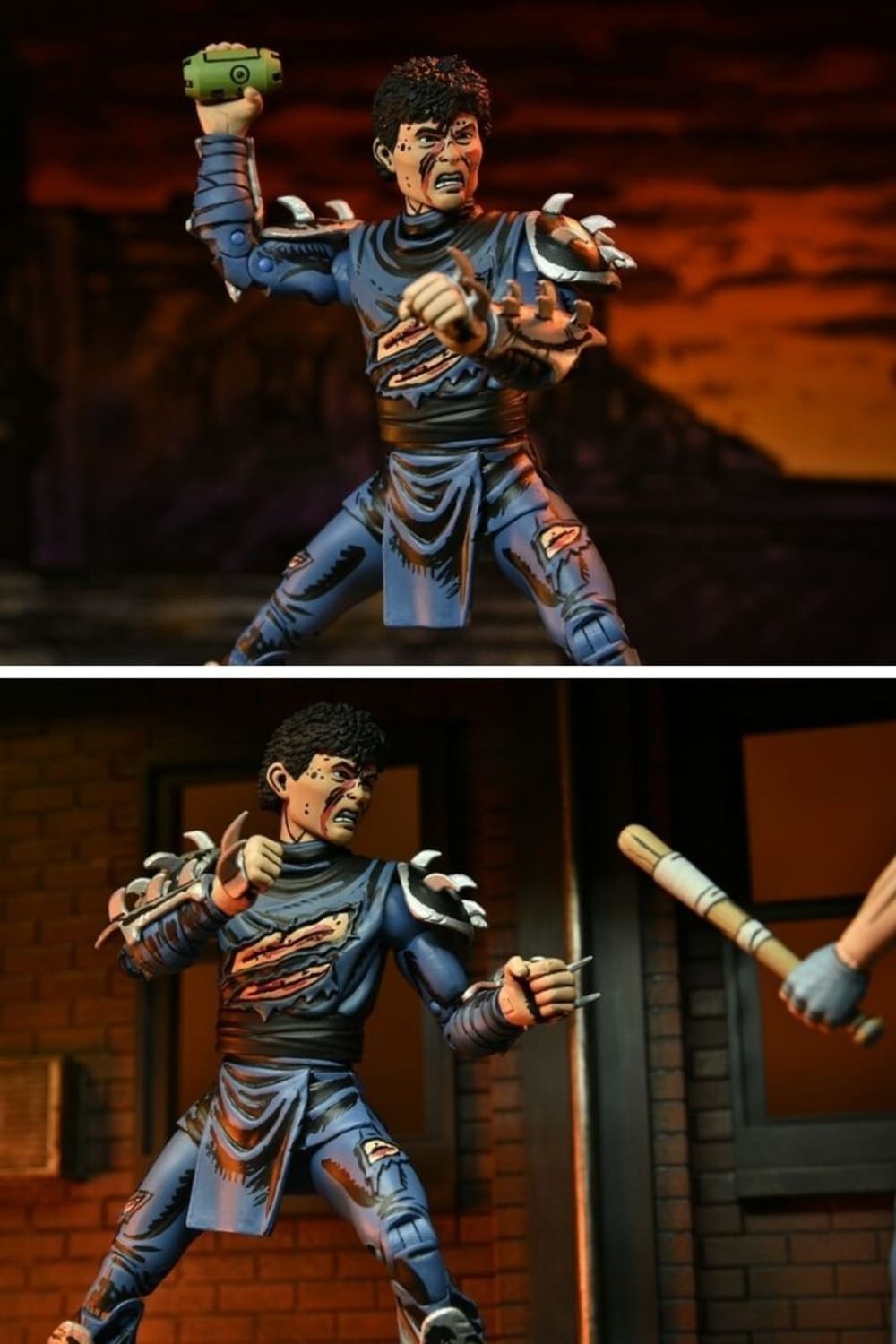 Neca-Teenage Mutant Ninja Turtles - Battle Damaged Shredder Mirage Comics Aksiyon Figürü-Heykel-3-roqelvaxirum.shop