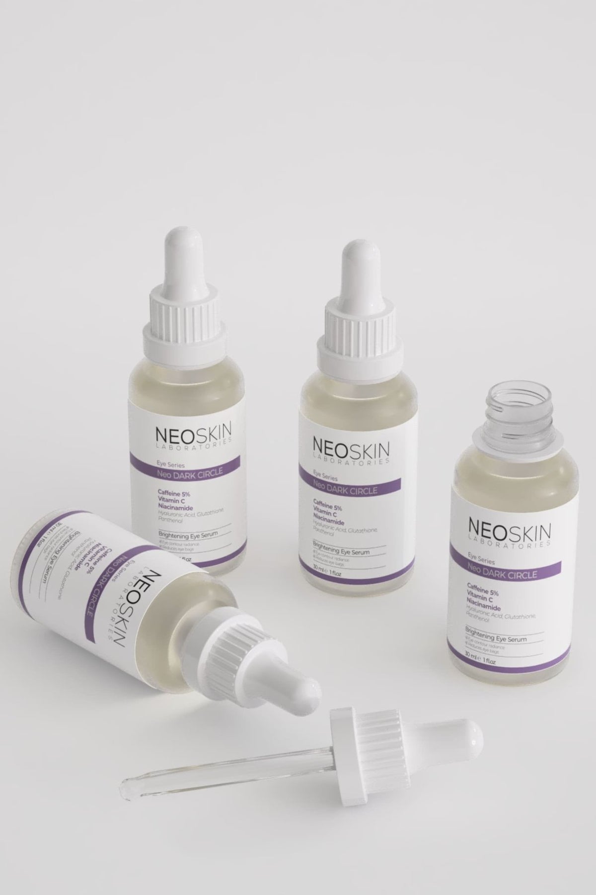 Neoskin-Neo Dark Cırcle 30ml Göz Altı Morluk Ve Torbalanma Karşıtı, Aydınlatıcı Göz çevresi özel Serumu-Göz Serumu-7-roqelvaxirum.shop