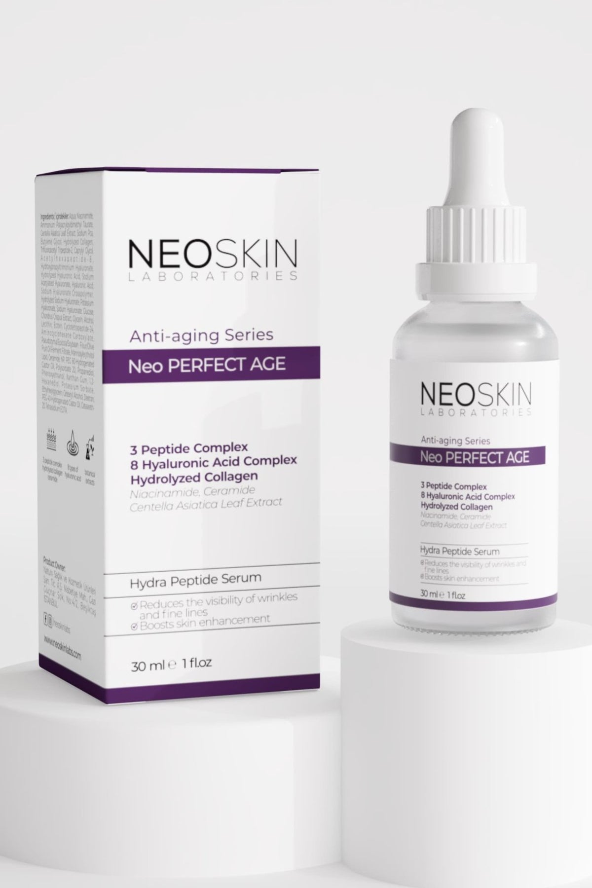 Neoskin-Neo Perfect Age 30ml Dolgunlaştırıcı, Nemlendirici, Anti Aging Peptit Serumu-Cilt Serumu-2-roqelvaxirum.shop