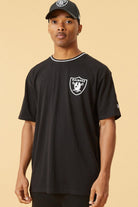 New Era-Distressed Graphic Oversized Tee Las Vegas Raiders-T-Shirts-1-roqelvaxirum.shop
