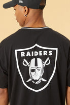 New Era-Distressed Graphic Oversized Tee Las Vegas Raiders-T-Shirts-4-roqelvaxirum.shop