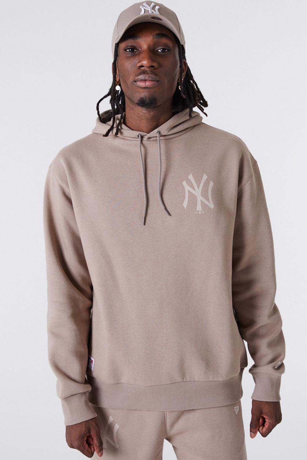 New Era-MLB League Essential Oversized Hoodie Brown-Sweatshirts & Hoodies-1-roqelvaxirum.shop