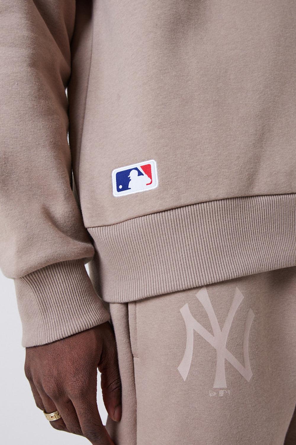 New Era-MLB League Essential Oversized Hoodie Brown-Sweatshirts & Hoodies-4-roqelvaxirum.shop