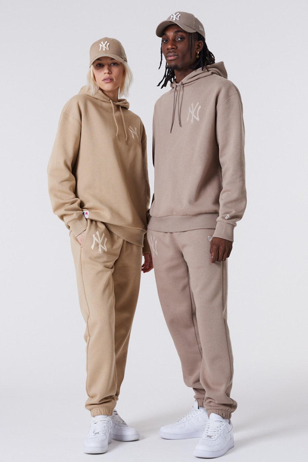 New Era-MLB League Essential Oversized Hoodie Brown-Sweatshirts & Hoodies-6-roqelvaxirum.shop