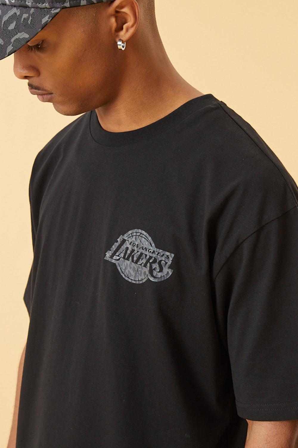 New Era-NBA Seasonal Infill Oversized Tee Los Angeles Lakers-T-Shirts-2-roqelvaxirum.shop