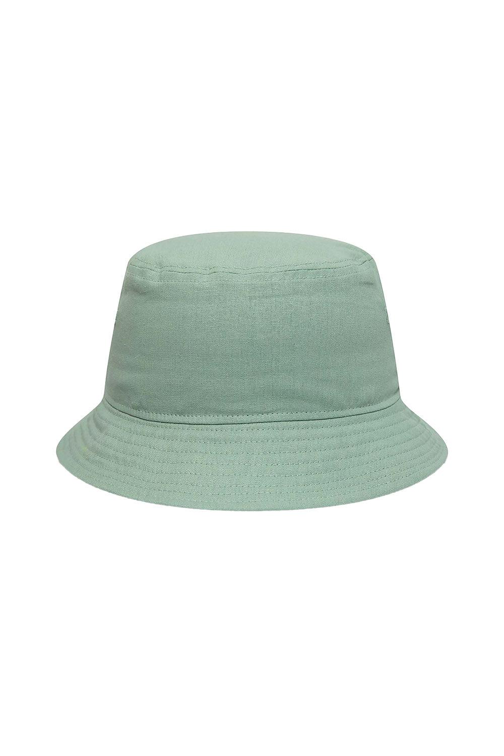 New Era-NE Linen Tapered Bucket GRF-Bucket Hat-3-roqelvaxirum.shop