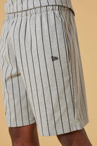 New Era-Pinstripe Short HGRBLK-Şort-1-roqelvaxirum.shop