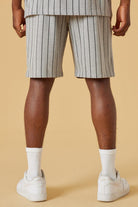 New Era-Pinstripe Short HGRBLK-Şort-2-roqelvaxirum.shop