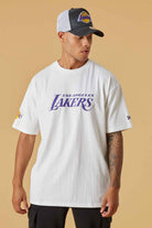 New Era-Washed Pack Wordmark Oversized Tee LA Lakers-T-Shirts-1-roqelvaxirum.shop