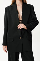 Nilgün Mirza-Smokin Yaka Oversize Maskülen Stil Bayan Blazer Ceket-Ceket-5-roqelvaxirum.shop