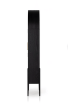 Nobelux home-Grandeur Glass Matte Black Vitrin-Dolap-6-roqelvaxirum.shop
