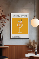 Nord Design-Kokteyl Serisi Çerçeveli Tablo - Aperol-Tablo-2-roqelvaxirum.shop