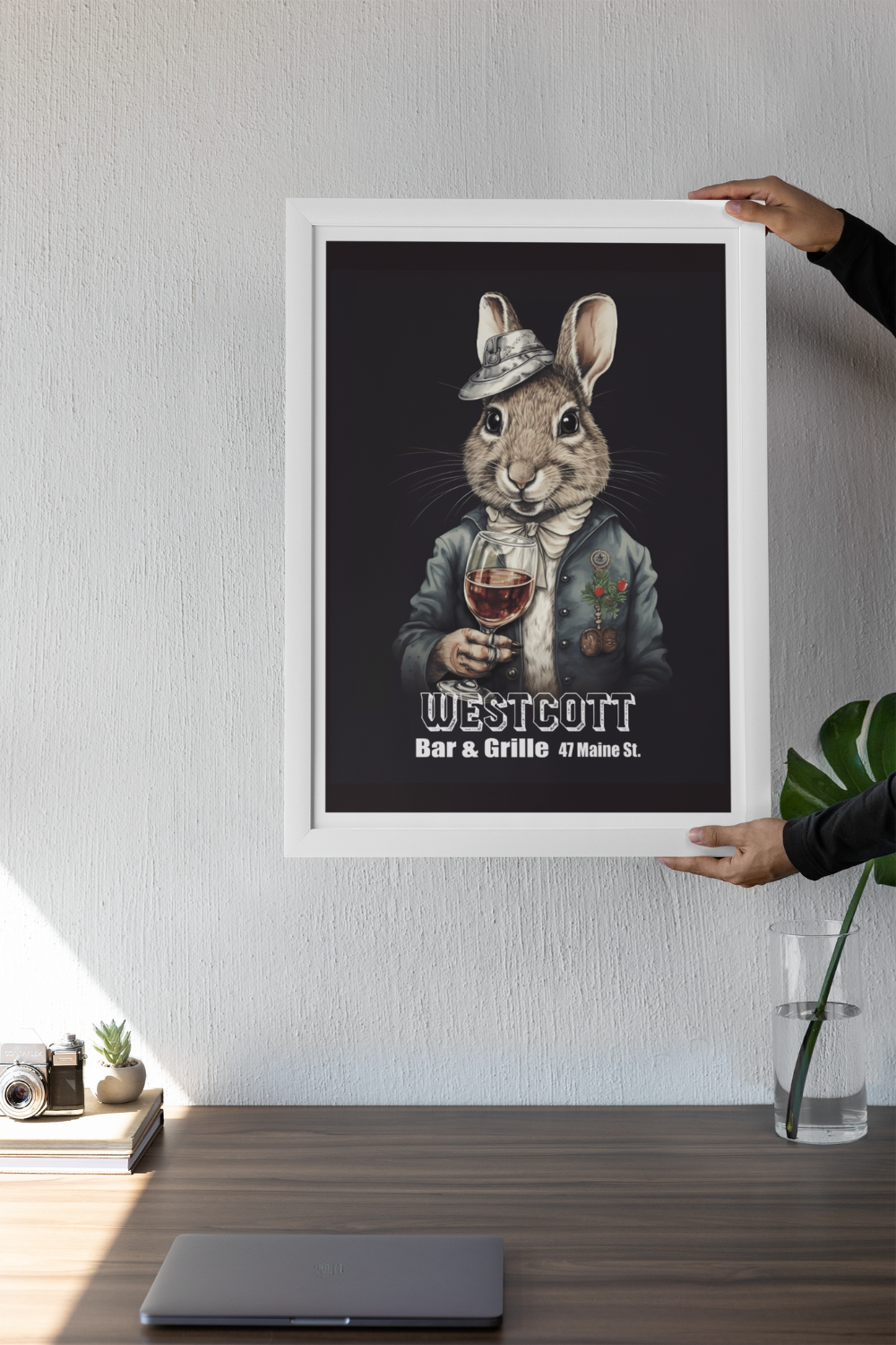 Nord Design-Kokteyl Serisi Çerçeveli Tablo - Westcott-Tablo-3-roqelvaxirum.shop