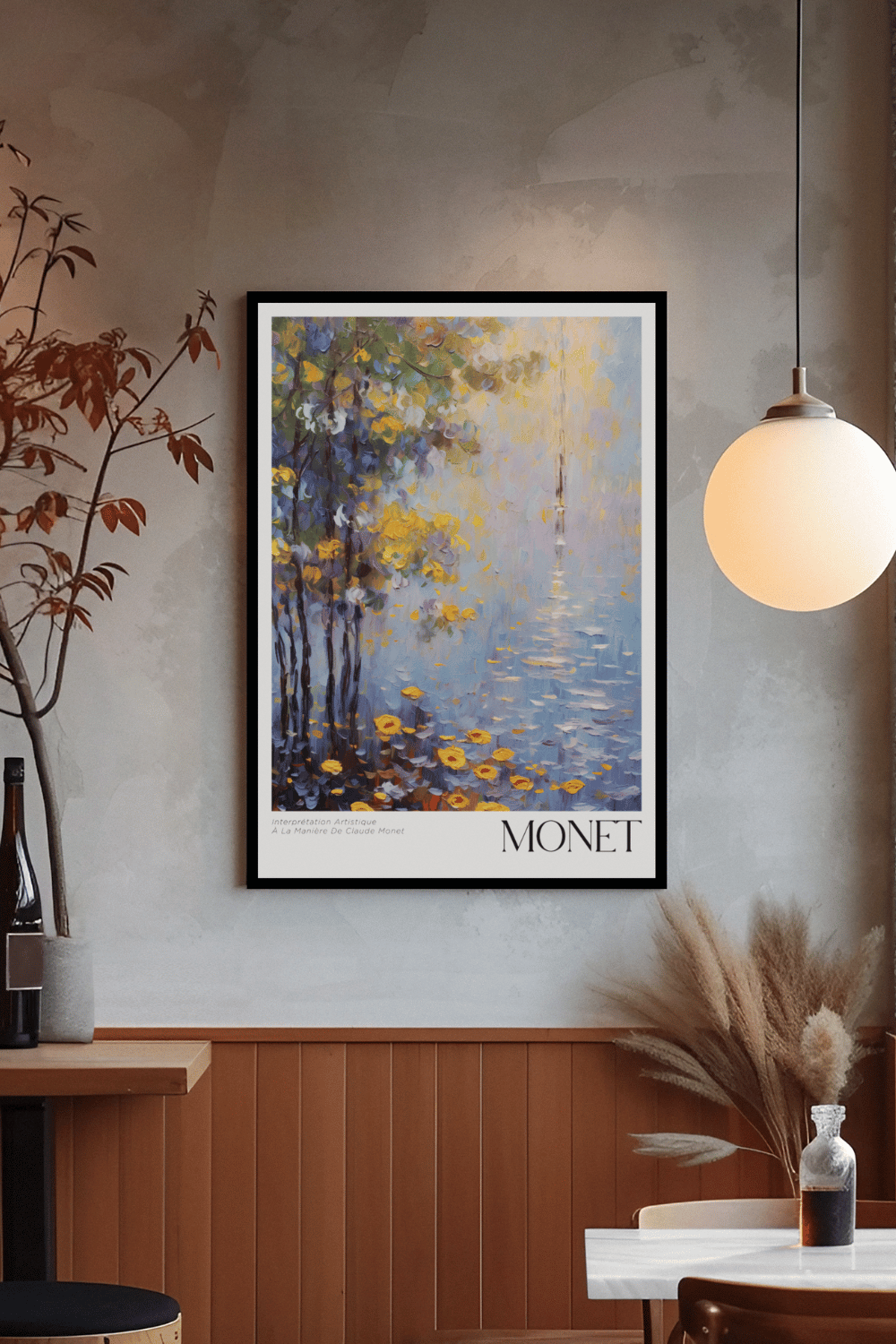 Nord Design-Ressam Serisi Çerçeveli Tablo - Claude Monet - 04-Tablo-3-roqelvaxirum.shop