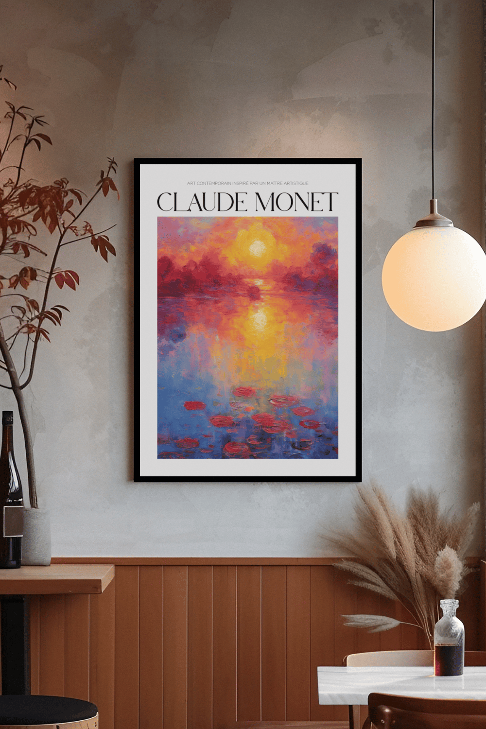 Nord Design-Ressam Serisi Çerçeveli Tablo - Claude Monet - 08-Tablo-2-roqelvaxirum.shop