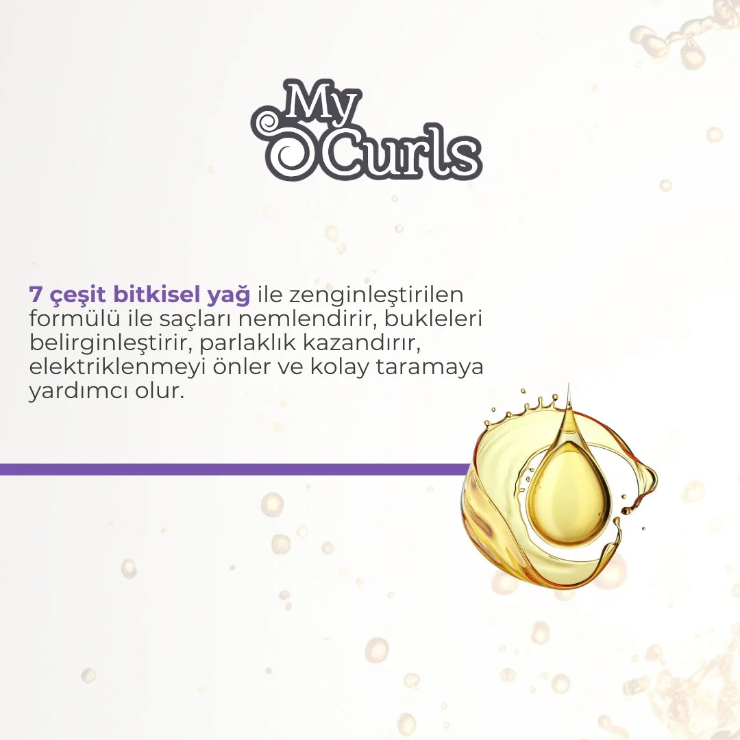 Novex My Curls Tüm Saç Tipleri Için Bukle Belirginleştirici Durulanmayan Saç Bakım Kremi 500g