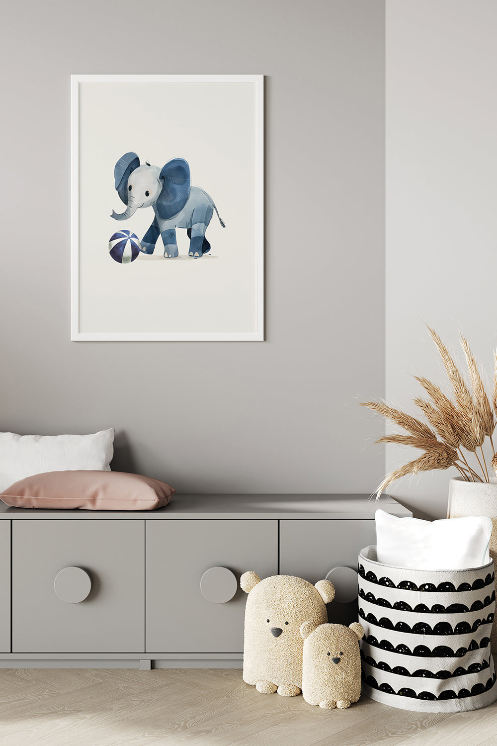 ODA.products-Blue Elephant | Çocuk Odası Tablo-Tablo-1-roqelvaxirum.shop