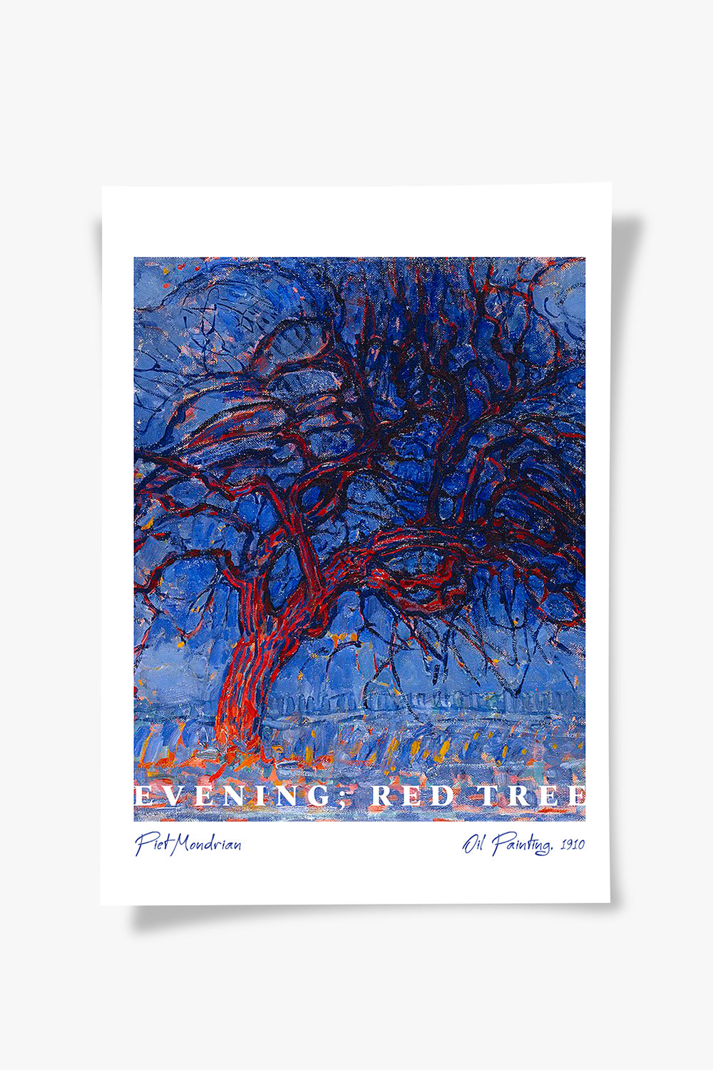 ODA.products-Evening; Red Tree, Piet Mondrian | Ünlü Ressam Tablosu-Tablo-5-roqelvaxirum.shop
