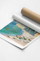 ODA.products-The Beach And The Falaise D'amont, Claude Monet | Ünlü Ressam Tablosu-Tablo-2-roqelvaxirum.shop