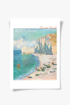 ODA.products-The Beach And The Falaise D'amont, Claude Monet | Ünlü Ressam Tablosu-Tablo-3-roqelvaxirum.shop