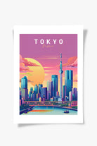 ODA.products-Tokyo İllüstrasyon Şehir Posteri-Tablo-5-roqelvaxirum.shop
