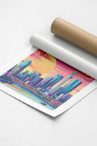 ODA.products-Tokyo İllüstrasyon Şehir Posteri-Tablo-6-roqelvaxirum.shop