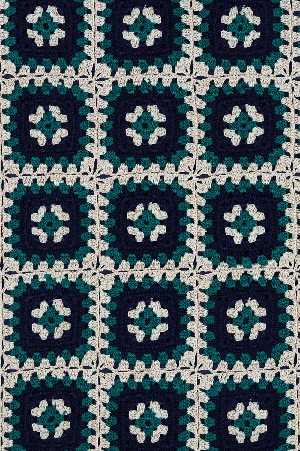 OHM Handmade-Bej Yeşil Lacivert Granny El İşi Dantel Örtü-Dantel Örtüler-3-roqelvaxirum.shop