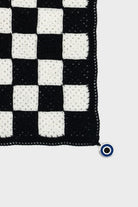 OHM Handmade-Siyah Beyaz Checkered El İşi Dantel Örtü-Dantel Örtüler-2-roqelvaxirum.shop