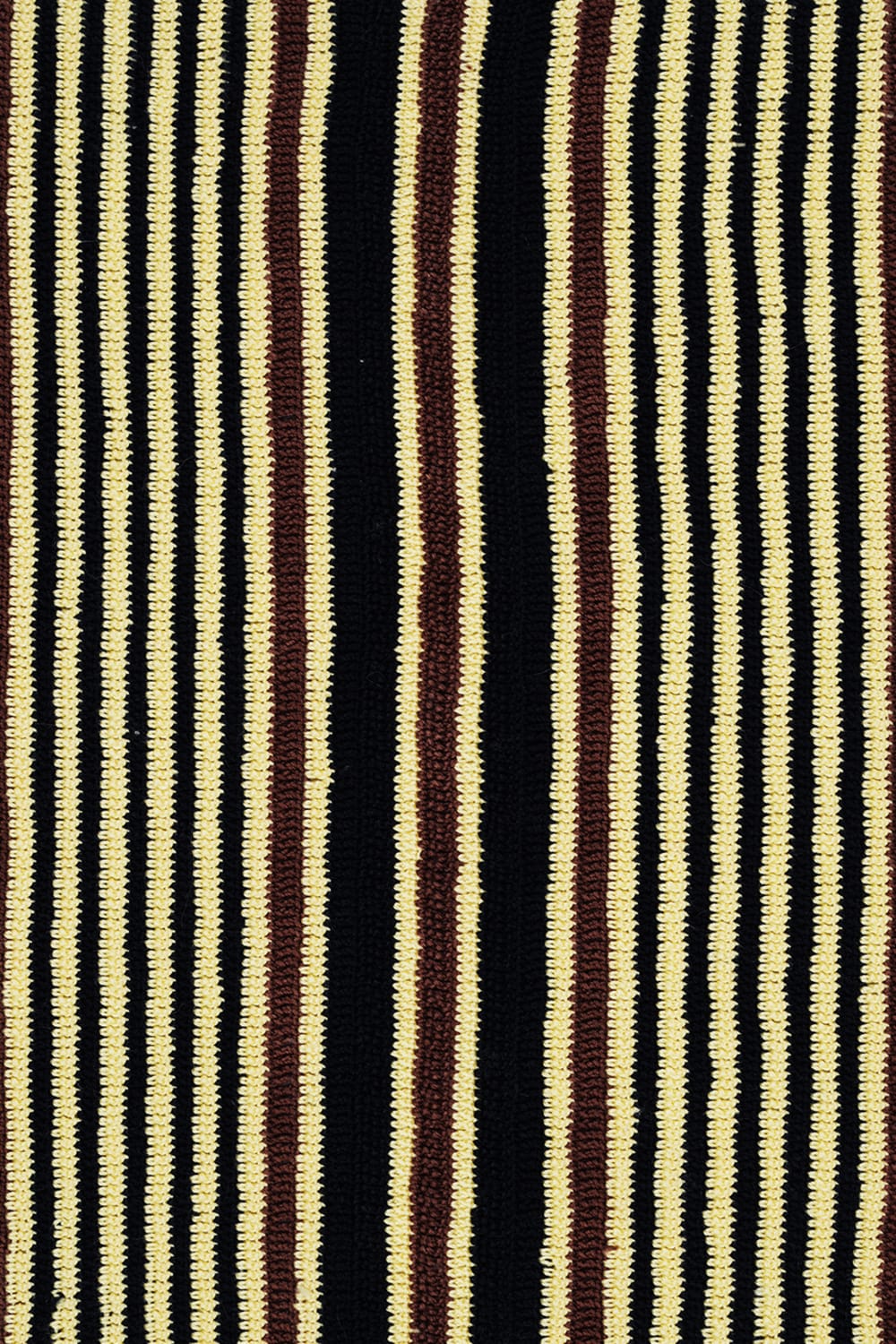 OHM Handmade-Siyah Sarı Kahverengi Multi Stripes El İşi Dantel Örtü-Dantel Örtüler-3-roqelvaxirum.shop