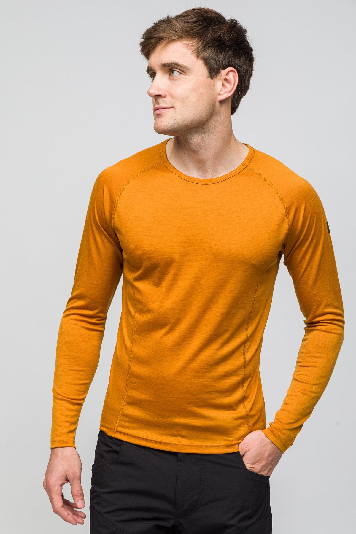 All-Season %100 Merino Uzun Kollu T-Shirt 135 Gr - Çöl Rengi