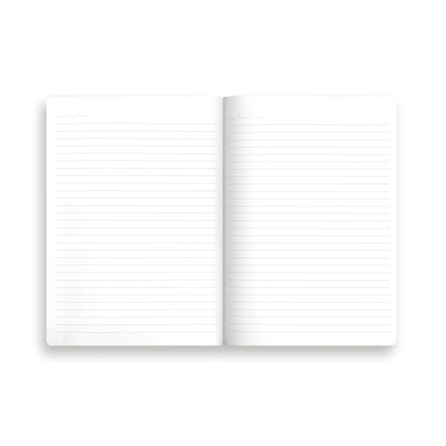 Ohh Deer Kaleido Tasarımı 8X10 64 Sayfa İNce Kapak Çizgili Defter Marble Shell Collection Exercise Book 12219