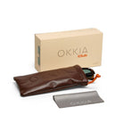Okkia-Okkia Club Stromboli Yeşil Lens Polarize Güneş Gözlüğü Klasik Havana-Güneş Gözlüğü-7-roqelvaxirum.shop