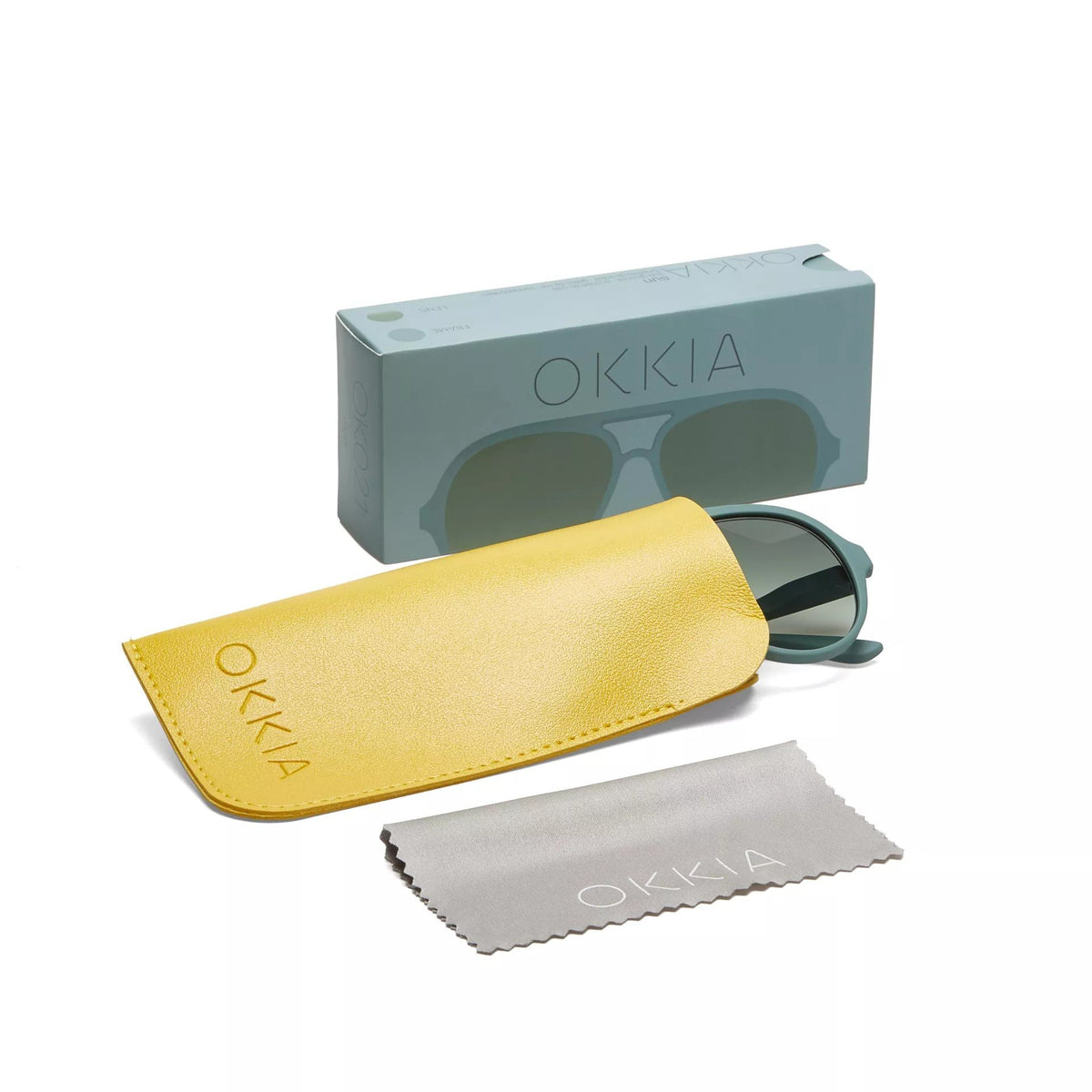 Okkia-Okkia Alessio Unisex Güneş Gözlüğü Yeşil-Güneş Gözlüğü-8-roqelvaxirum.shop