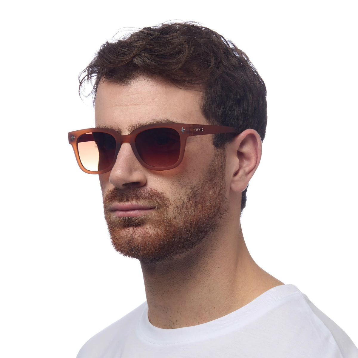 Okkia-Okkia Giovanni Kahverengi Lens Unisex Güneş Gözlüğü Kahverengi-Güneş Gözlüğü-6-roqelvaxirum.shop
