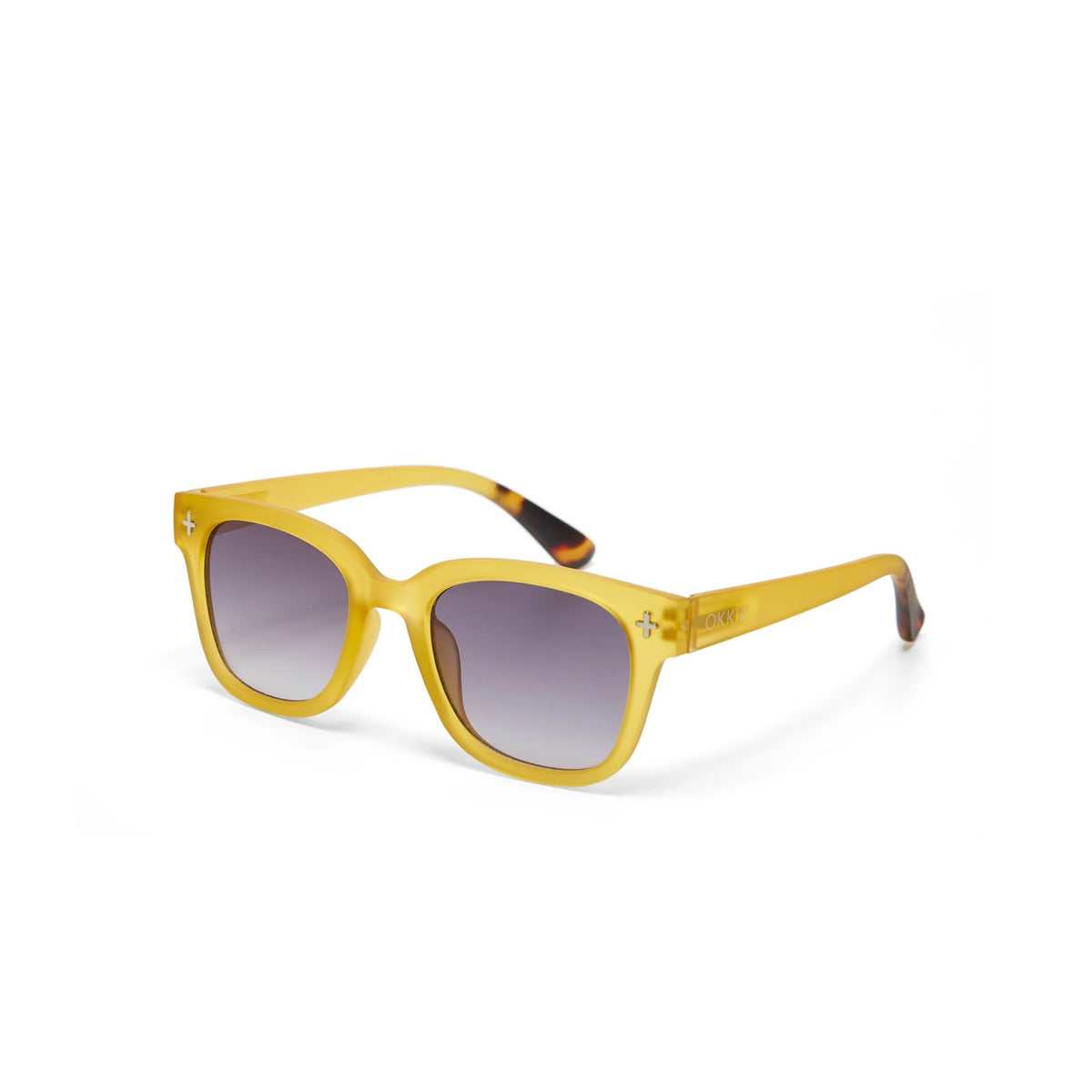 Okkia-Okkia Giovanni Siyah Lens Unisex Güneş Gözlüğü Sarı-Güneş Gözlüğü-5-roqelvaxirum.shop